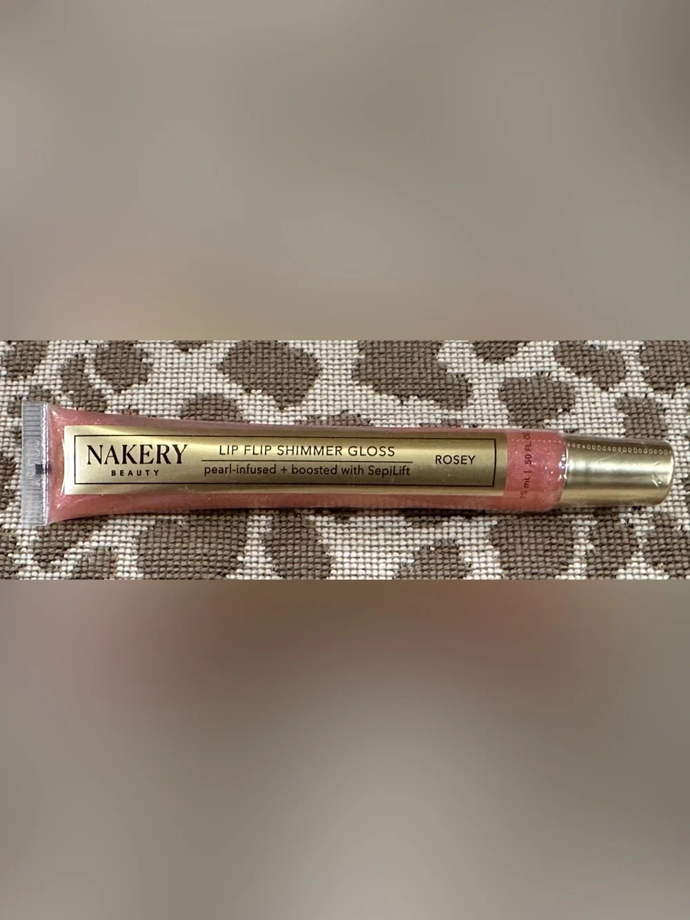 Nakery Lot Of 2~Lip Treatment In Birthday Suit & Shimmer Gloss In Rosey~Sealed!